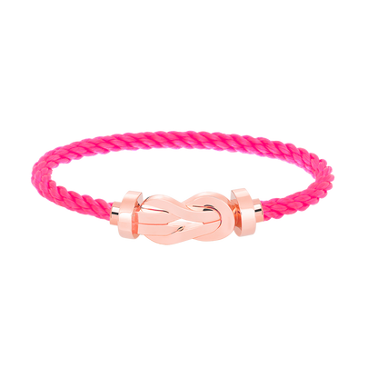 [Luna Brilliance]CHANCE LARGE 8 FIGURE BUCKLE NO DIAMOND BRACELET ROSE GOLD