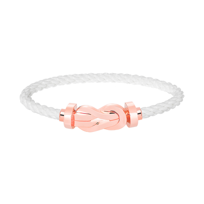 [Luna Brilliance]CHANCE LARGE 8 FIGURE BUCKLE NO DIAMOND BRACELET ROSE GOLD