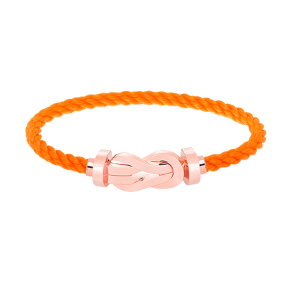 [Luna Brilliance]CHANCE LARGE 8 FIGURE BUCKLE NO DIAMOND BRACELET ROSE GOLD