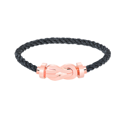[Luna Brilliance]CHANCE LARGE 8 FIGURE BUCKLE NO DIAMOND BRACELET ROSE GOLD