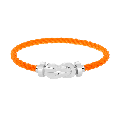 [Luna Brilliance]CHANCE LARGE 8 FIGURE BUCKLE NO DIAMOND BRACELET SILVER