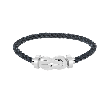 [Luna Brilliance]CHANCE LARGE 8 FIGURE BUCKLE NO DIAMOND BRACELET SILVER