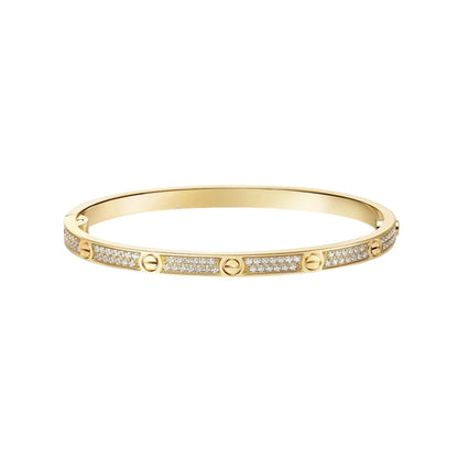 [Luna Brilliance] LOVE BRACELET 3.65MM DIAMOND-PAVED