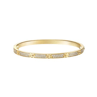 [Luna Brilliance]Clover & Love Diamond-Paved Radiant Line 2-Piece Bracelet Stack Set