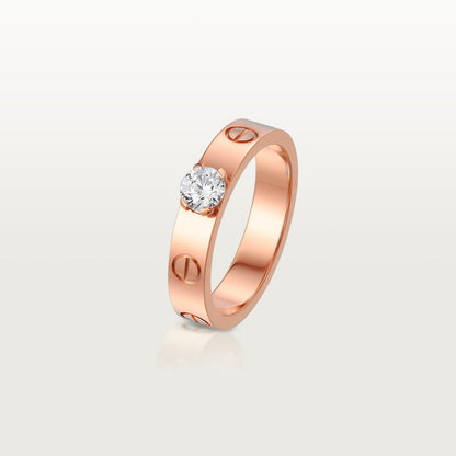 [Luna Brilliance] LOVE RING 3.6MM 1 BIG DIAMOND