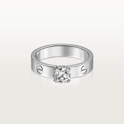 [Luna Brilliance] LOVE RING 3.6MM 1 BIG DIAMOND