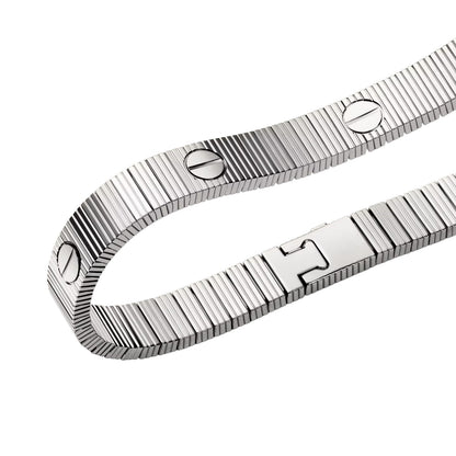 [Luna Brilliance]Clover & Love Sliver 2-Piece Bracelet Stack Set