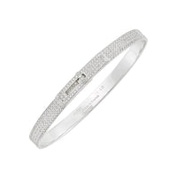 [Luna Brilliance]HM KELLY BRACELET IN SILVER AND FULL PAVE DIAMOND