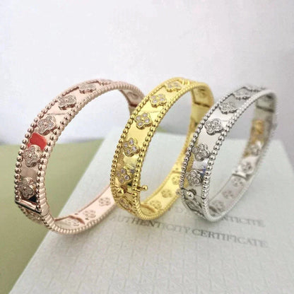 [Luna Brilliance]CLOVER BRACELET 8MM DIAMONDS