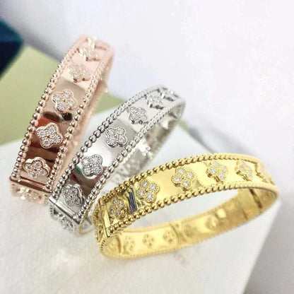 [Luna Brilliance]CLOVER BRACELET 8MM DIAMONDS