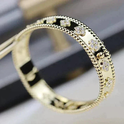 [Luna Brilliance]CLOVER BRACELET 8MM DIAMONDS