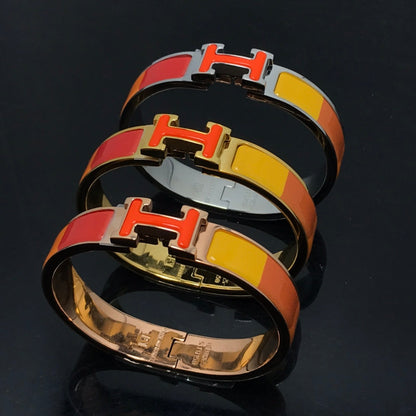 [Luna Brilliance]H BRACELET ORANGE RAINBOW CERAMIC