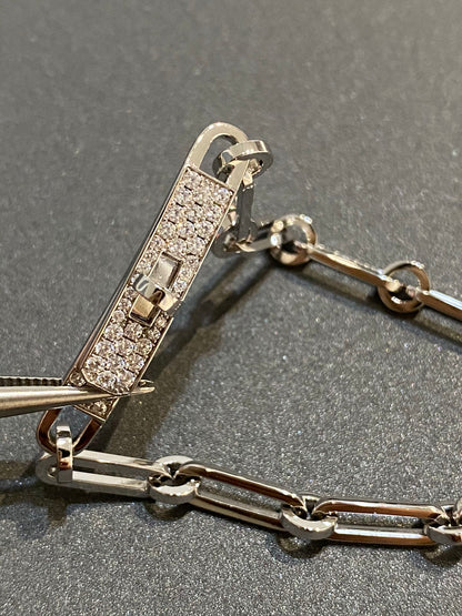 [Luna Brilliance]CHAINE BRACELET SMALL MODEL DIAMOND