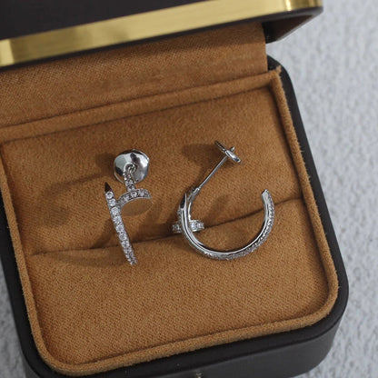 [Luna Brilliance] JUSTE FULL DIAMOND SMALL EARRINGS