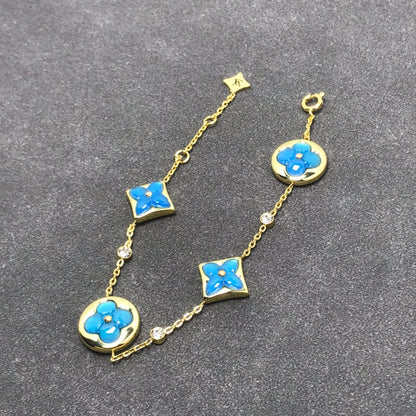 [Luna Brilliance]STAR AND SUN TURQUOISE 4 MOTIFS 3 DIAMONDS