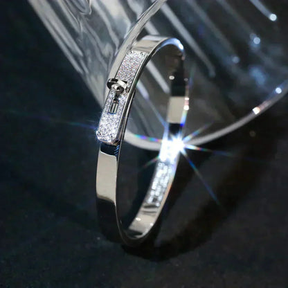 [Luna Brilliance]KELLY SILVER DIAMOND BRACELET