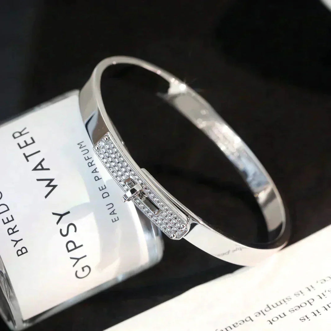 [Luna Brilliance]KELLY SILVER DIAMOND BRACELET