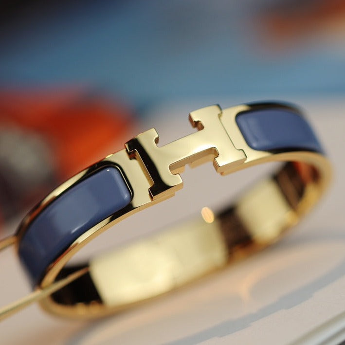 [Luna Brilliance]H BRACELET 12MM BLUE GRAY