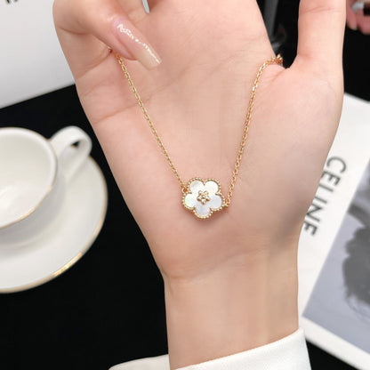 [Luna Brilliance]LUCKY SPRING ROSE GOLD MOP BRACELET