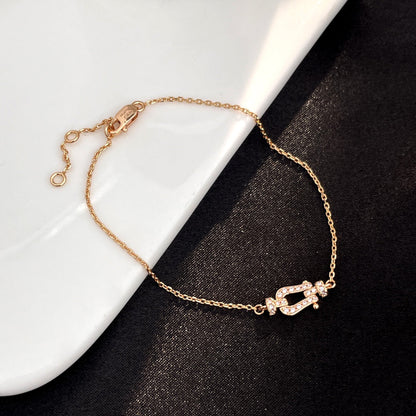 [Luna Brilliance]FORCE 10 FULL DIAMOND BUCKLE CHAIN LINK MINI MODEL
