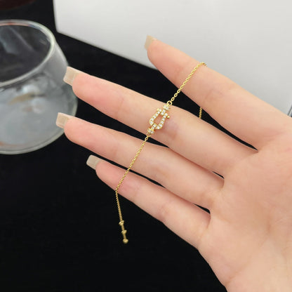 [Luna Brilliance]FORCE 10 FULL DIAMOND BUCKLE CHAIN LINK MINI MODEL