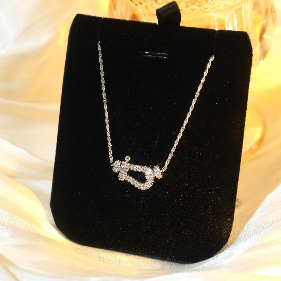 [Luna Brilliance]FORCE 10 DIAMOND SILVER NECKLACE MINI MODEL