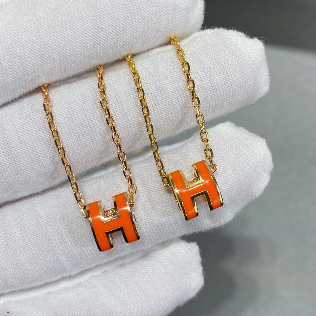[Luna Brilliance]MINI POP H NECKLACE