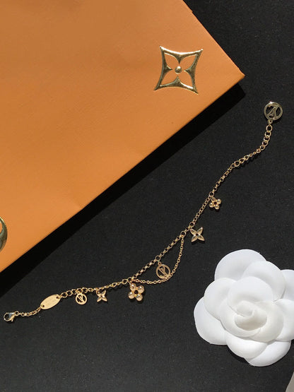 [Luna Brilliance]BLOOMING PINK GOLD MOP BRACELET