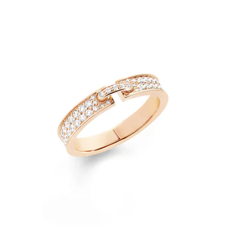 [Luna Brilliance]ALLIANCE LIENS VIDENCE PAVED DIAMOND 4MM RING