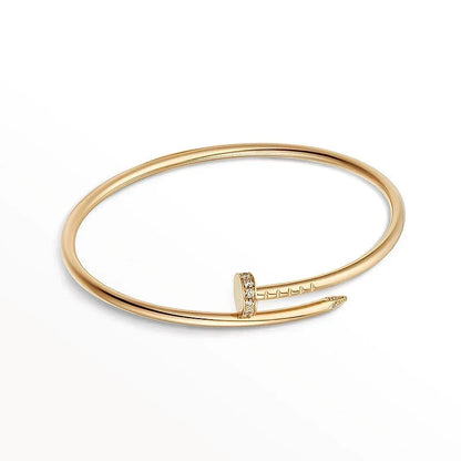 [Luna Brilliance] LOVE & JUSTE & Blue Veins Clover 5-Motif Diamond Bracelet Stack Set