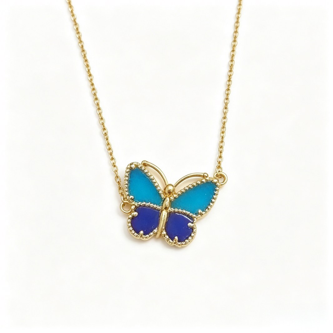 [Luna Brilliance] 2026 NEW LUCKY BUTTERFLY 1 MOTIFS NECKLACE