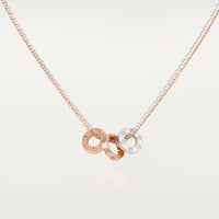 [Luna Brilliance] LOVE 6 DIAMOND PENDANT NECKLACE
