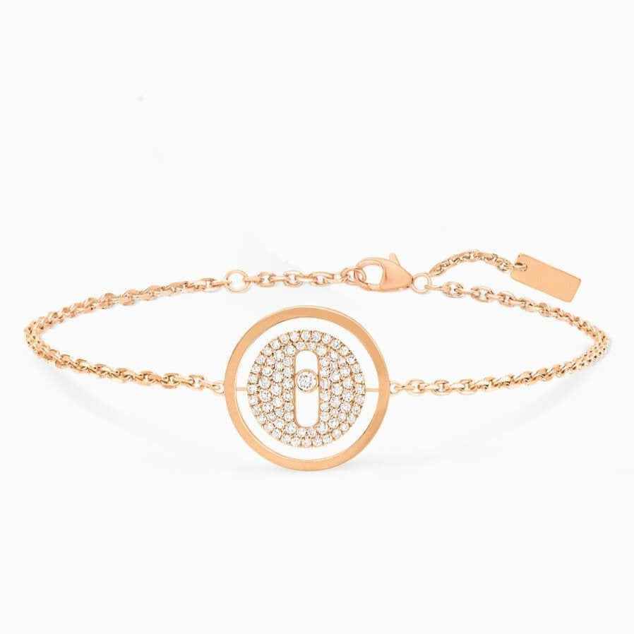 [Luna Brilliance]LUCKY MOVE DIAMOND PAVED BRACELET