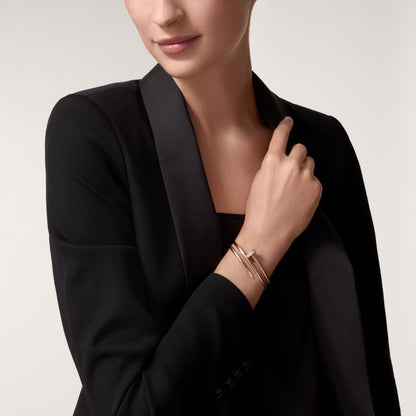 [Luna Brilliance] JUSTE BRACELET 3.5MM DOUBLE ROW DIAMOND