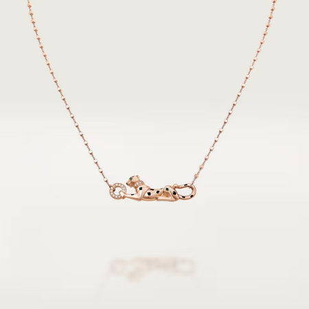 [Luna Brilliance] PANTHERE FULL DIAMOND NECKLACE