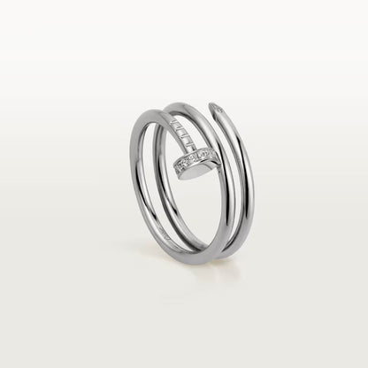 [Luna Brilliance] JUSTE RING 4.8MM HALF DIAMOND