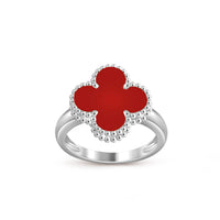 [Luna Brilliance]CLOVER SILVER RING COLLECTION