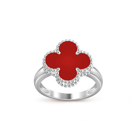 [Luna Brilliance]CLOVER SILVER RING COLLECTION