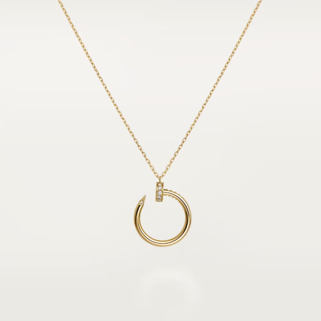[Luna Brilliance] JUSTE NECKLACE HALF DIAMOND