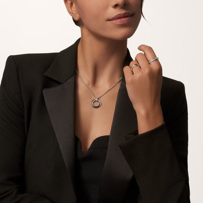 [Luna Brilliance] TRINITY CERAMIC NECKLACE