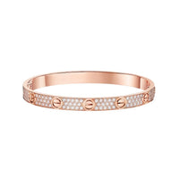 [Luna Brilliance] LOVE BRACELET 6.1MM DIAMOND-PAVED