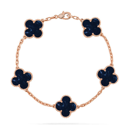 [Luna Brilliance]CLOVER 5 MOTIF PIETERSITE BRACELET COLLECTION