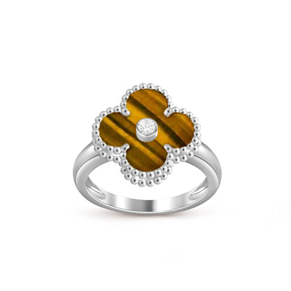[Luna Brilliance]CLOVER SILVER DIOMND RING COLLECTION