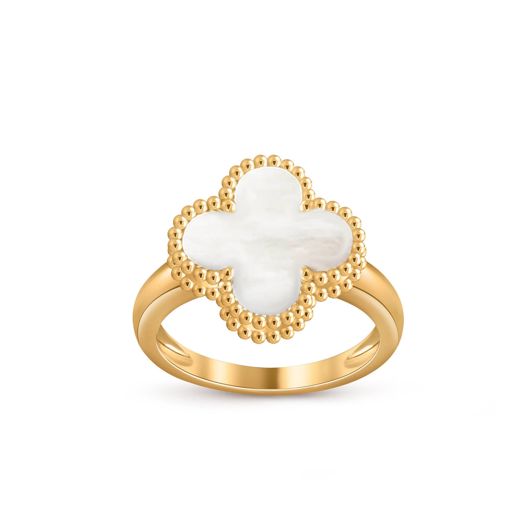[Luna Brilliance]CLOVER RING GOLD COLLECTION