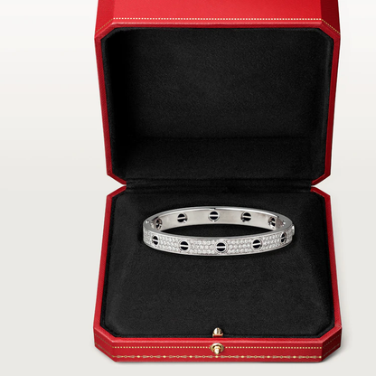 [Luna Brilliance] LOVE BRACELET 6.1MM DIAMOND-PAVED CERAMIC