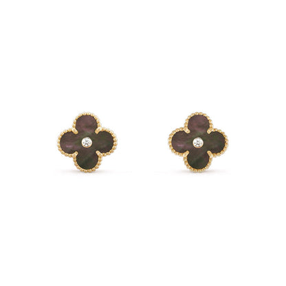 [Luna Brilliance]CLOVER  15MM DIAMOND EARRINGS COLLECTION