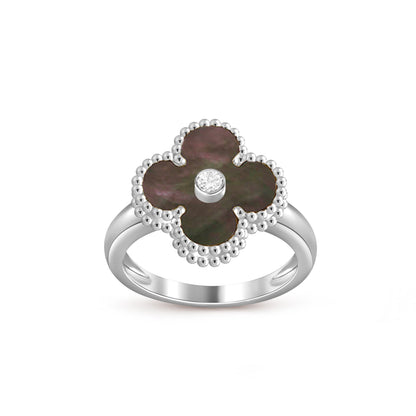 [Luna Brilliance]CLOVER SILVER DIOMND RING COLLECTION