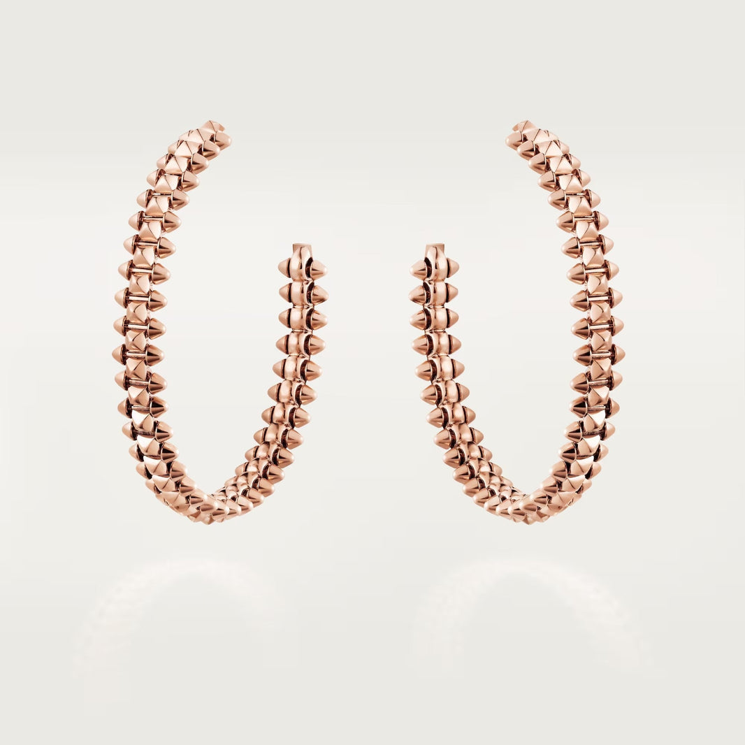 [Luna Brilliance] CLASH HOOP LARGE EARRINGS