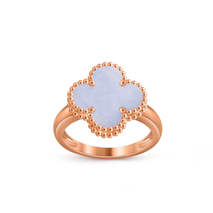 [Luna Brilliance]CLOVER RING ROSE GOLD COLLECTION