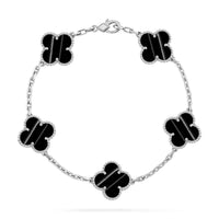 [Luna Brilliance] Clover 5-Motif & LOVE Unlimited Bracelet Set